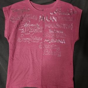 Disney Store Princess Logo tee (Women's XS)
